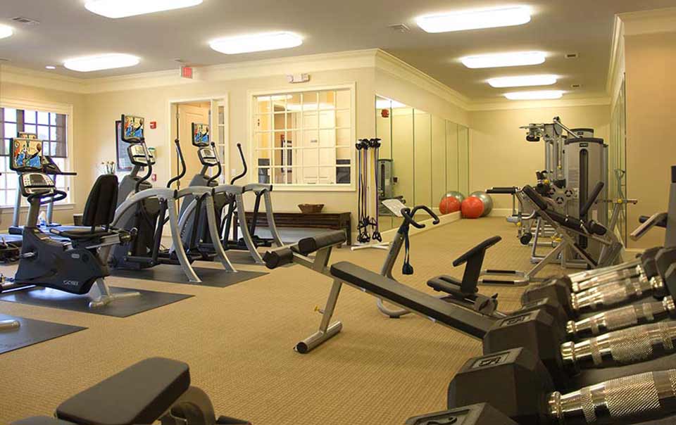 fully equipped gym Greystone farms Reserve Columbus GA Apartments